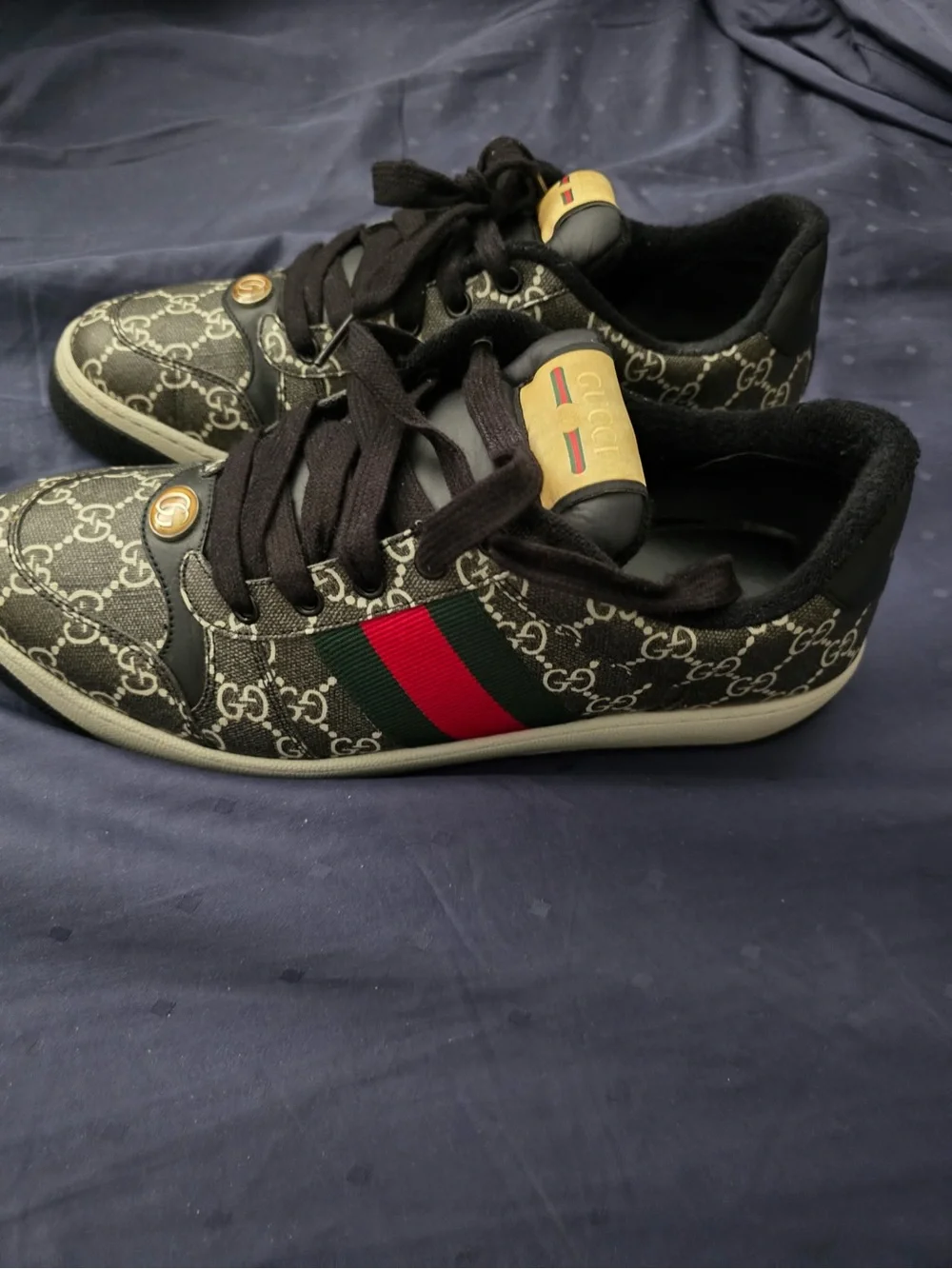 Gucci Green and Beige Shoe Box